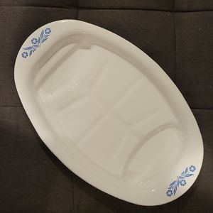 Cornflower corning ware p-19 platter